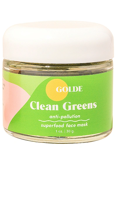 Golde Clean Greens Superfood Face Mask In N,a