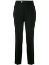 Gucci High-waisted Tailored Trousers In Black