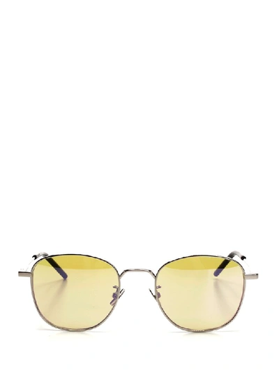 Saint Laurent Eyewear Round Frame Sunglasses In Multi