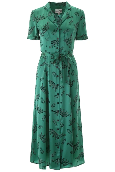 Hvn Maria Dress In Green,black