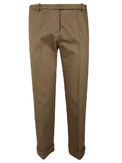 Antonio Marras Cropped Trousers In Mud