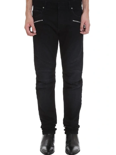 Balmain Jeans In Black Denim