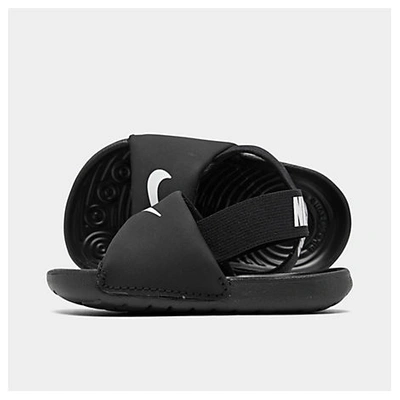 Nike Babies' Boys' Toddler Kawa Slide Sandals In Black/white | ModeSens