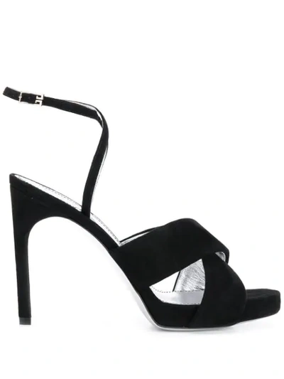 Givenchy Ankle Strap High Heel Sandals In Black