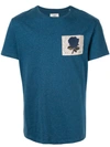 Kent & Curwen Patch Detail T-shirt In Blue