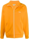 Kenzo Zipped Tech Track Jacket In 41 Orange