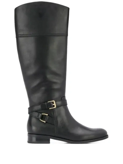 Lauren Ralph Lauren Knee-length Round Toe Boots In Black