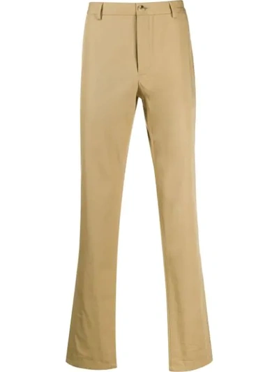 Burberry Straight-fit Chinos In Brown