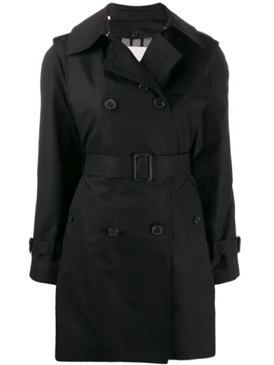 Mackintosh Muie Trench Coat In Black