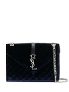 Saint Laurent Envelope Medium Bag In Blue