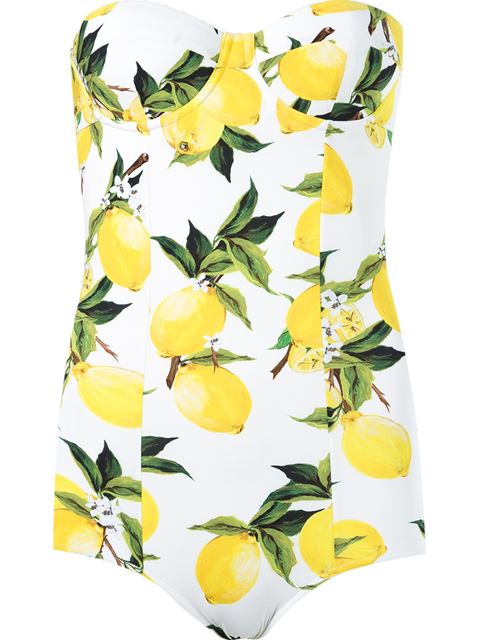 dolce gabbana lemon swimsuit