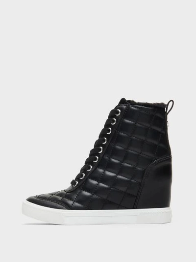 Donna Karan Cira Wedge Sneaker In Black
