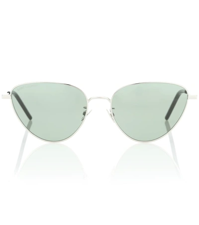 Saint Laurent Sl 310 Cat-eye Sunglasses In Green