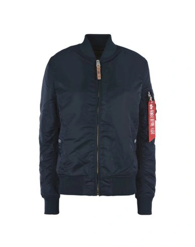 Alpha Industries Bomber In Dark Blue