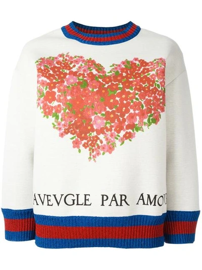 Gucci web trim shop sweatshirt
