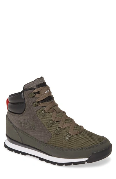 The North Face Back To Berkeley Redux Waterproof Boot In New Taupe Green/ Tnf Black