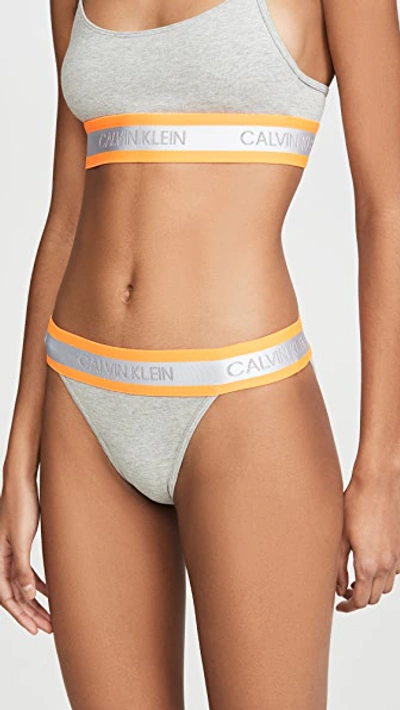 Calvin Klein Underwear Neon Cut Bikini In Heather Grey | ModeSens