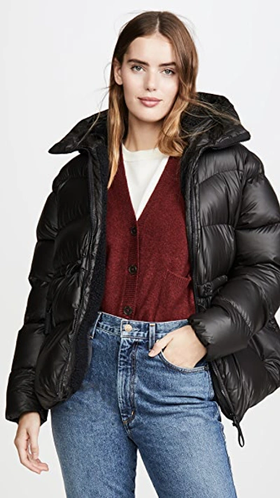 Hunter Original A Line Puffer Jacket In Black ModeSens