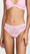 Natori Feathers Hipster Panties In Posy Pink