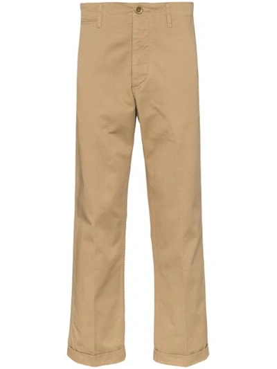 Visvim High-water Chinos In Neutrals