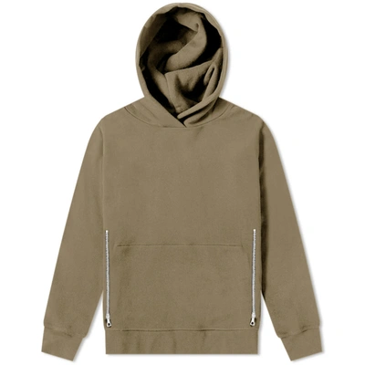 John Elliott Villain Hoody In Green