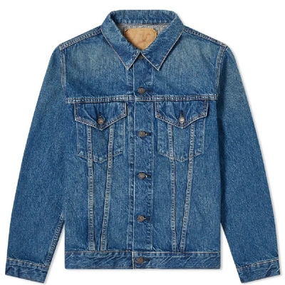 Orslow Washed-denim Jacket In Blue