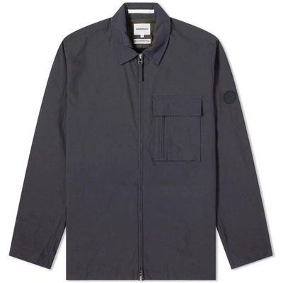 Norse Projects Jens Dry Zip Jacket In Blue