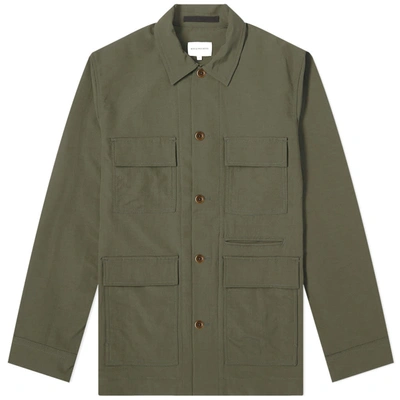 Norse Projects Kyle Travel Overshirt In Green