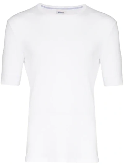 Schiesser Karl-heinz Cotton T-shirt In Weiss