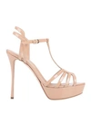 Sergio Rossi Sandals In Beige