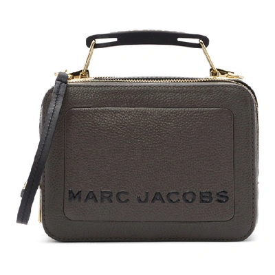Marc Jacobs Taupe The Textured Mini Box Bag In 030 Ash