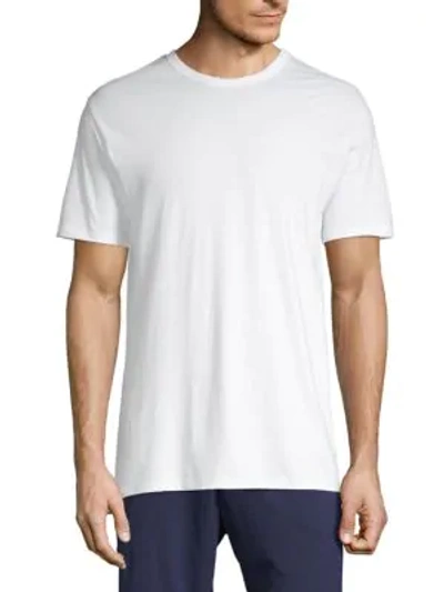 Michael Kors Men's Short-sleeve Cotton Tee In White
