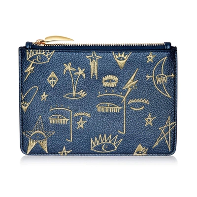 Missoma Cosmic Pouch Midnight Blue