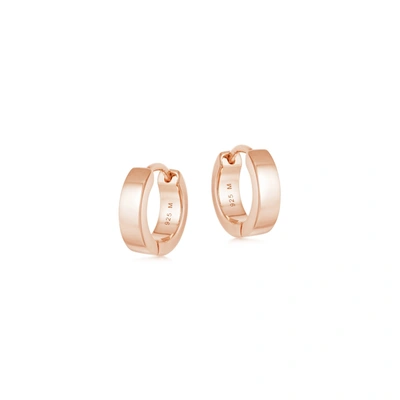 Missoma Chubby Huggies 18ct Rose Gold Vermeil In Gold/pink/red