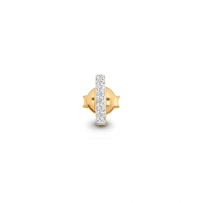 Missoma Gold Single Pave Bar Stud