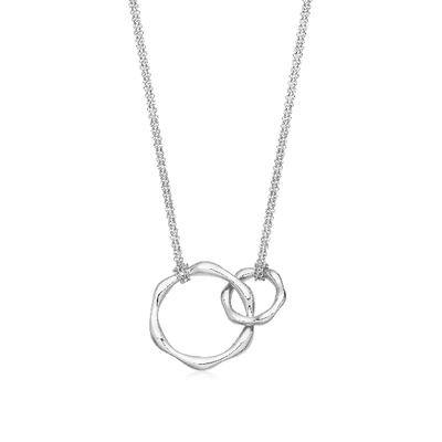 Missoma Silver Double Molten Necklace
