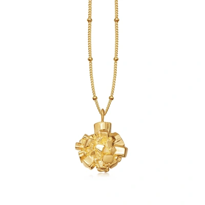 Missoma Medium Argonite Star Necklace In Gold
