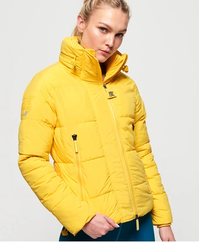 Superdry Soft Tech Sd-windcheater Jacket In Yellow