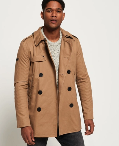 Superdry Remastered Rogue Trench Coat In Brown | ModeSens