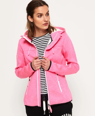 Superdry Prism Hooded Sd- Windtrekker Jacket In Pink