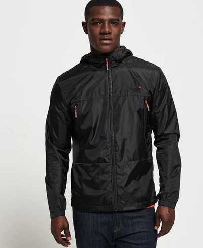 Superdry Offshore Packable Cagoule In Black