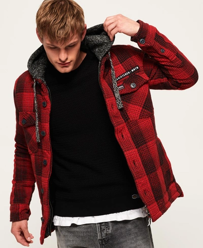 Superdry Everest Storm Hooded Jacket In Red | ModeSens