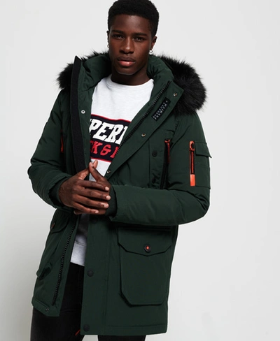 Superdry Premium Ultimate Down Parka Jacket In Green | ModeSens