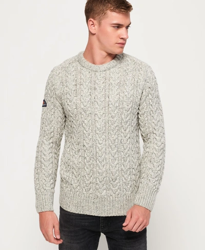 Superdry Jacob Crew Jumper In Grey