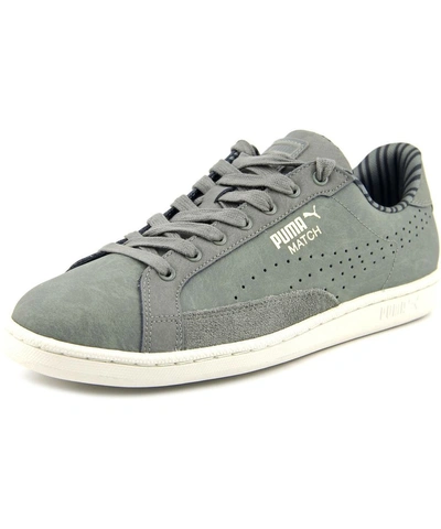 Puma Match 74 Citi Series Nm Round Toe Leather Sneakers' In Grey | ModeSens