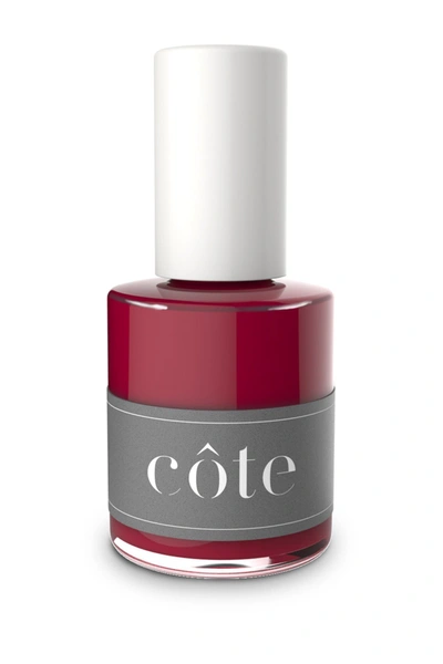 Cote No. 37. Garnet Red Nail Color In Berry Red