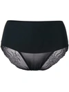 Spanx Women's Undie-tectable Lace Cheeky Panties In Black