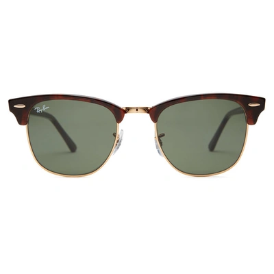 Ray Ban Clubmaster Sunglasses In Tortoise