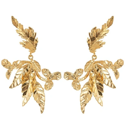 Christie Nicolaides Flor Earrings Gold