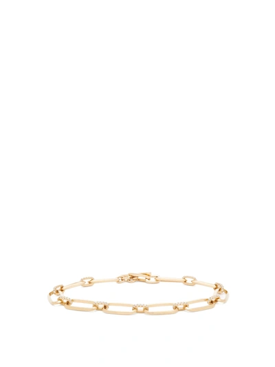 Lizzie Mandler Knife Edge Oval-link Chain Bracelet | Yellow Gold